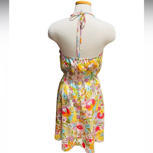 Liberty of London x Target Collab Retro Print Floral Halter Dress Size Large - Picture 7 of 8